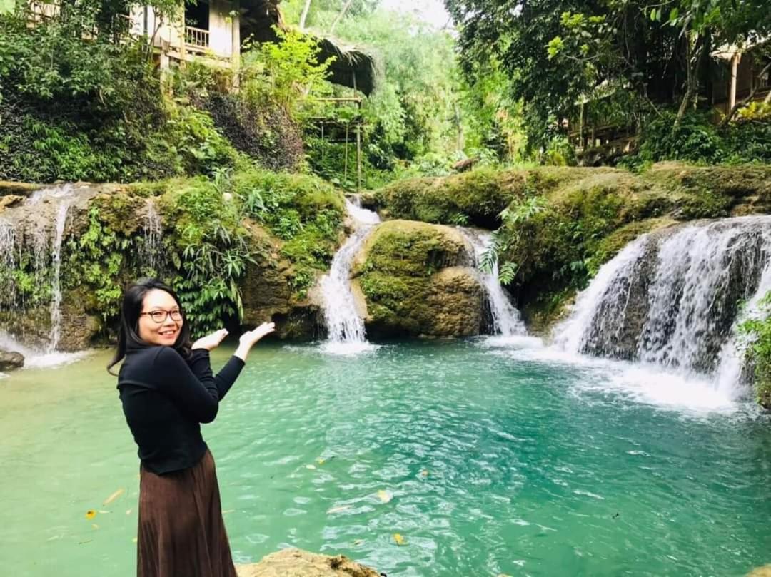 Lepont Mu Waterfall Bungalow Hòa Bình Kültér fotó